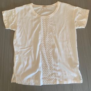 J Crew Short Sleeve Blouse